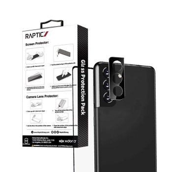X-Doria Raptic Glass Protection Pack - Zestaw szkło hartowane na ekran + nakładka na aparat Samsung Galaxy S22+