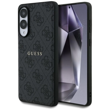 Guess 4G Ring Classic Logo MagSafe - Etui Samsung Galaxy S25 Edge (czarny)