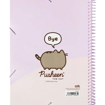 Pusheen - Skoroszyt A4 z gumką + 30 przezroczystych koszulek