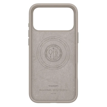 Spigen Silicone Fit Mag MagSafe - Etui do iPhone 17 Pro Max (Stone)