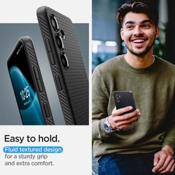Spigen Liquid Air - Etui do Samsung Galaxy S24+ (Matte Black)