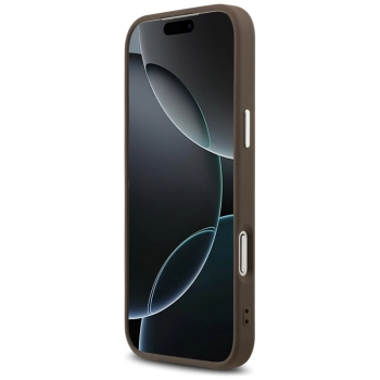 Guess 4G Big 4G Classic Logo - Etui iPhone 17 Pro Max (brązowy / srebrny)