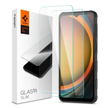 Spigen Glas.TR Slim 2-Pack - Szkło hartowane do Samsung Galaxy XCover 7 / 7 Pro  (2 sztuki)