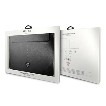 Guess Saffiano Triangle Logo Sleeve - Etui na notebooka 13