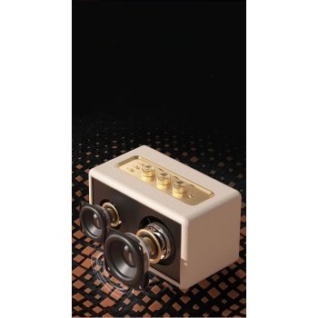 WEKOME Beluga D10 Chiseny - Bezprzewodowy głośnik Bluetooth V5.3 (Biały)