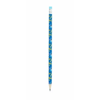 Disney Stitch - Magnetyczny notatnik / lista zakupów na lodówkę + ołówek z kolekcji Tropical (10 x 21 cm)