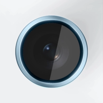 3mk HARDY Lens Protection Pro - Szkło na obiektyw aparatu iPhone 17 Pro / iPhone 17 Pro Max (Ocean Blue)