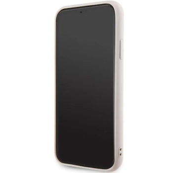 Karl Lagerfeld 3D Rubber Glitter Logo - Etui iPhone 11 (Różowy)