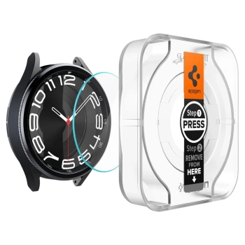 Spigen GLAS.TR EZ FIT 2-Pack - Szkło hartowane do Samsung Galaxy Watch 6 Classic 43 mm (2 szt)