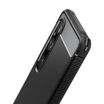 Spigen Rugged Armor - Etui do Sony Xperia 1 V (Czarny)