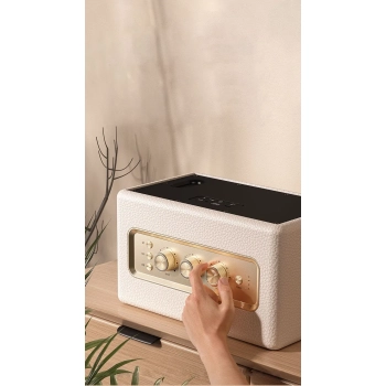 WEKOME Beluga D10 Chiseny - Bezprzewodowy głośnik Bluetooth V5.3 (Biały)