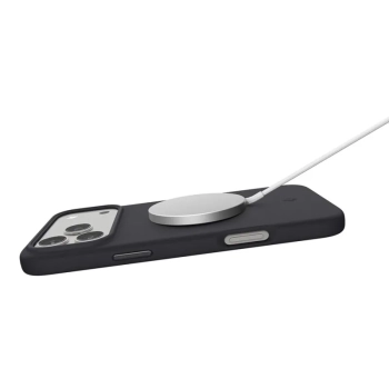 Spigen Silicone Fit Mag MagSafe - Etui do iPhone 17 Pro (Black)