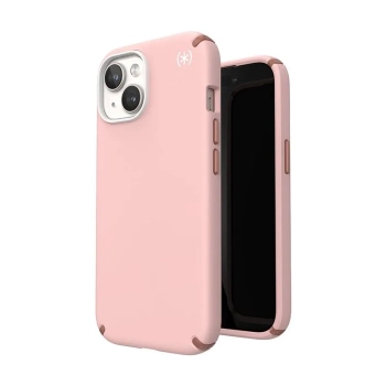 Speck Presidio2 Pro - Etui iPhone 15 / iPhone 14 / iPhone 13 (Dahlia Pink / Rose Copper / White)