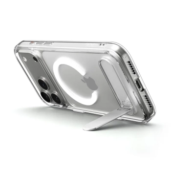 Spigen Ultra Hybrid S Mag MagSafe - Etui do iPhone 17 Pro (Clear/White)