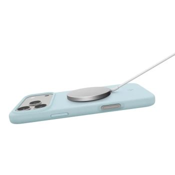 Spigen Silicone Fit Mag MagSafe - Etui do iPhone 17 Pro (Mute Blue)