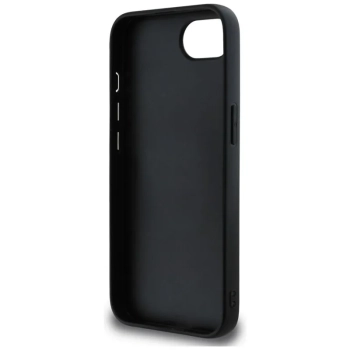 Guess Grained Big 4G Logo Small Classic Logo - Etui do iPhone 16e (czarny)