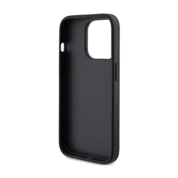 Guess 4G Bottom Stripe Metal Logo Collection - Etui iPhone 15 Pro (szary)