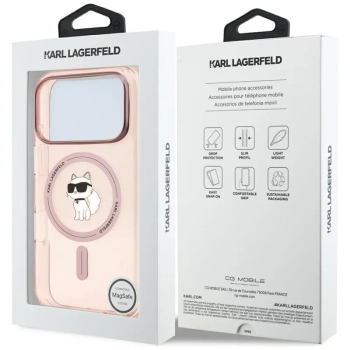 Karl Lagerfeld IML Choupette MagSafe - Etui iPhone 17 Pro (różowy)