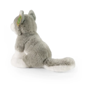 Rappa - Pluszowa realistyczna maskotka Pies Husky siedzący 23 cm Eco-Friendly Soft Collection