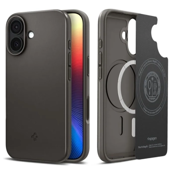 Spigen Thin Fit Mag MagSafe - Etui do iPhone 17 (Gunmetal)