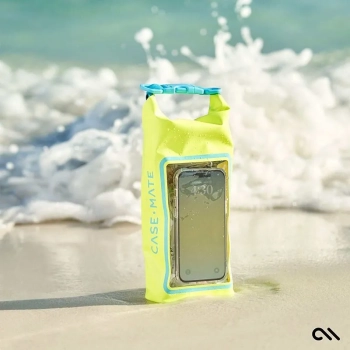 Case-Mate Waterproof Mini Phone Bucket Dry Bag - Wodoodporna torebka z kieszenią na telefon do 7” (Citrus Splash)