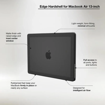 Incase Edge Hardshell Case - Etui MacBook Air 13” M4 (2025) / M3 (2024) / M2 (2022) (Black)