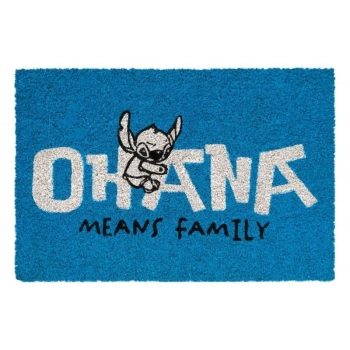 Disney Stitch - Wycieraczka (40 x 60 cm) (niebieski)