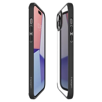 Spigen Ultra Hybrid - Etui do iPhone 15 Plus (Matte Black)