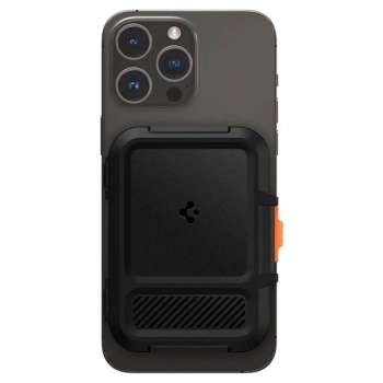 Spigen Lock Fit MagSafe - Portfel magnetyczny (Black)