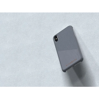 Nordic Elements Original Hel - Drewniane etui iPhone Xs Max (Mid Grey)