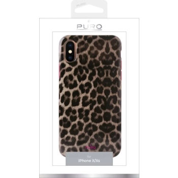 PURO Glam Leopard Cover - Etui iPhone Xs / X (Leo 2)