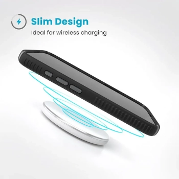 Speck Presidio2 Grip - Etui iPhone 16 Pro (Black / Slate Grey / White)