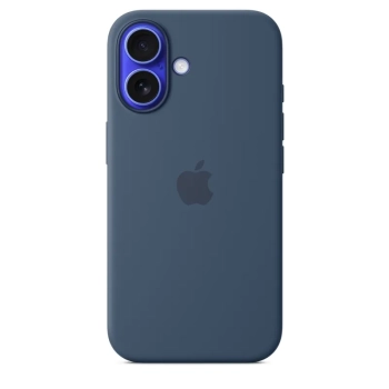 Apple Silicone Case - Silikonowe etui z MagSafe do iPhone 16 (denim)
