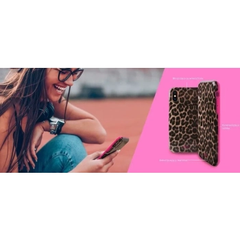 PURO Glam Leopard Cover - Etui iPhone Xs / X (Leo 2)