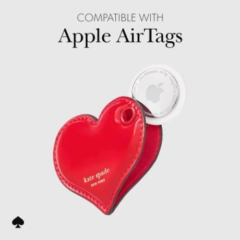 Kate Spade New York Charm Keychain - Etui ochronne brelok do Apple AirTag (Heart)
