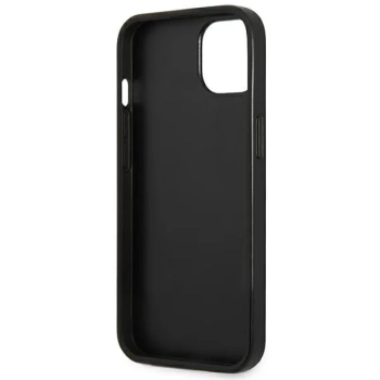 Guess Saffiano Triangle Logo Case - Etui iPhone 13 (srebrny)