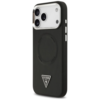 Guess Triangle Logo MagSafe - Etui iPhone 17 Pro (czarny)