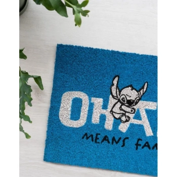 Disney Stitch - Wycieraczka (40 x 60 cm) (niebieski)