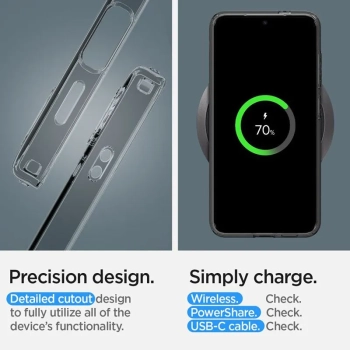 Spigen Liquid Crystal - Etui do Samsung Galaxy S24 (Space Crystal)