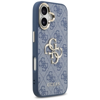 Guess 4G Big 4G Classic Logo - Etui iPhone 17 (niebieski / złoty)