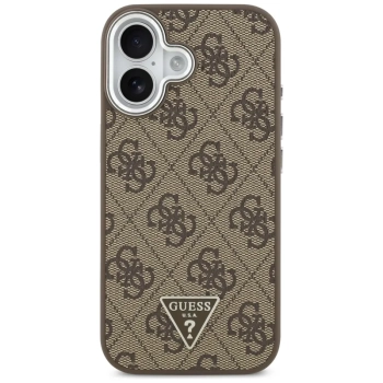 Guess 4G Triangle Logo MagSafe - Etui iPhone 17 (brązowy)