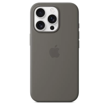 Apple Silicone Case - Silikonowe etui z MagSafe do iPhone 16 Pro (górska szarość)