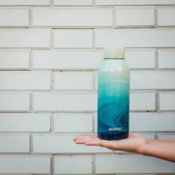 Quokka Solid - Butelka termiczna ze stali nierdzewnej 510 ml (Ocean)