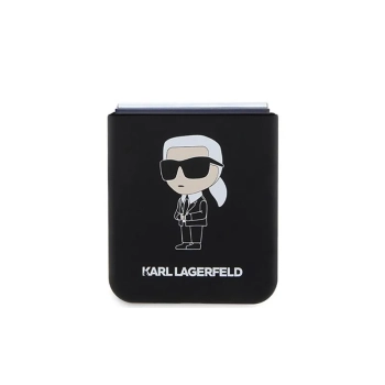 Karl Lagerfeld Silicone Ikonik - Etui Samsung Z Flip 5 (czarny)