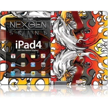 Nexgen Skins - Zestaw skórek na obudowę z efektem 3D iPad 2/3/4 (Iron Eagle 3D)