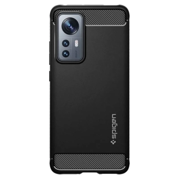 Spigen Rugged Armor - Etui do Xiaomi 12 / 12 X (Czarny)