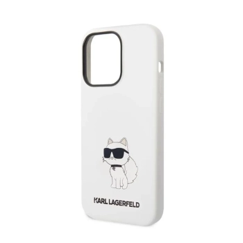 Karl Lagerfeld Silicone NFT Choupette - Etui iPhone 14 Pro Max (biały)