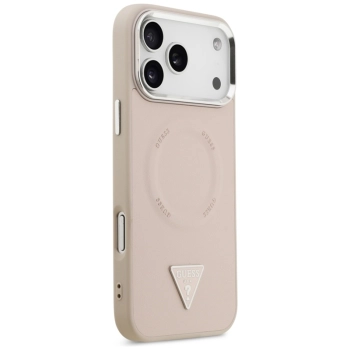 Guess Triangle Logo MagSafe - Etui iPhone 17 Pro (różowy)