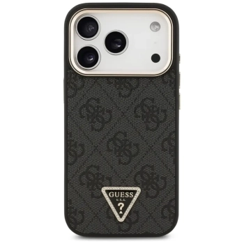 Guess 4G Triangle Logo MagSafe - Etui iPhone 17 Pro (czarny)