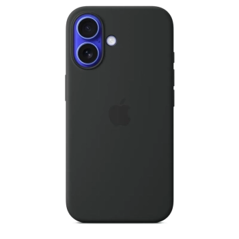 Apple Silicone Case - Silikonowe etui z MagSafe do iPhone 16 (czarny)